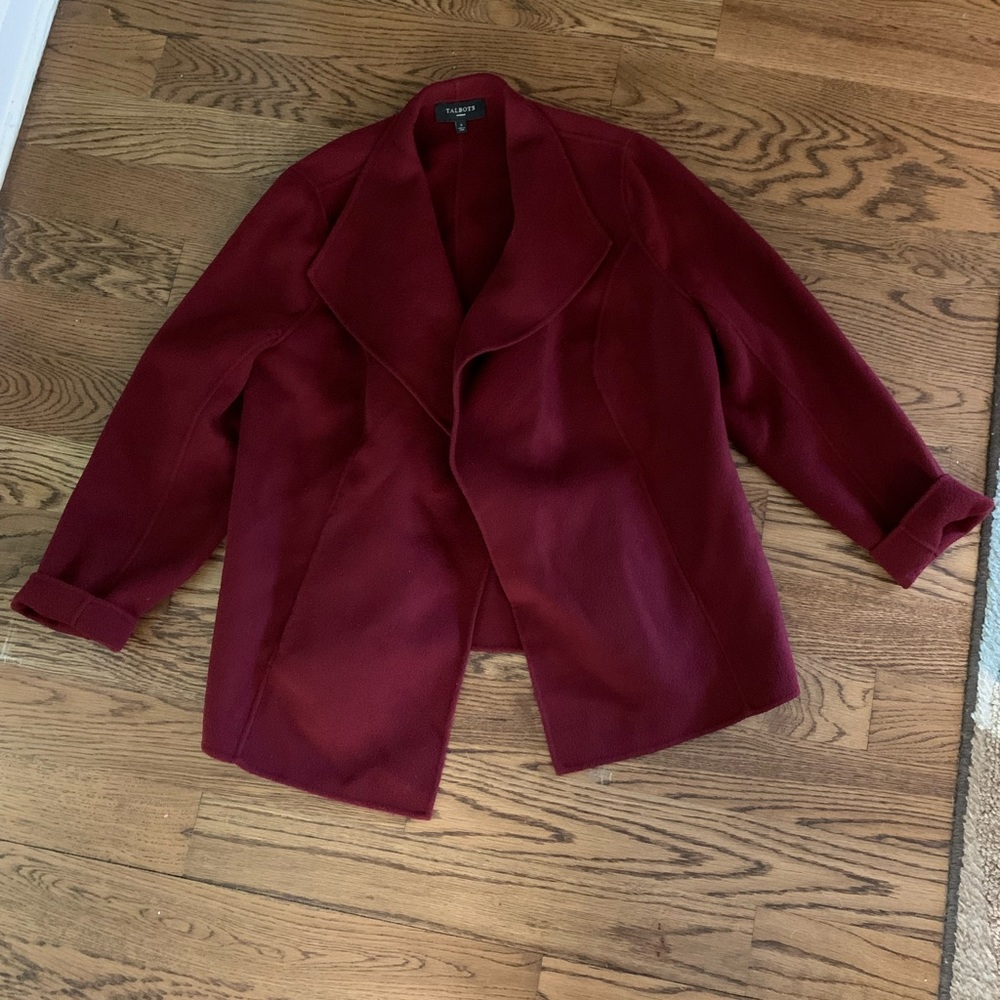 Talbots Burgundy Blazer